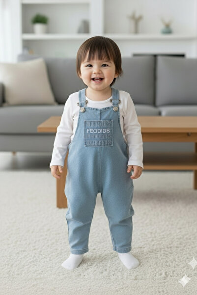 EYMİRGİYİM Feodids Long Sleeve Saloped Girls Boys Baby Romper 6-9 Months, 9-12 Months, 12-18 Months, 18-24 Months