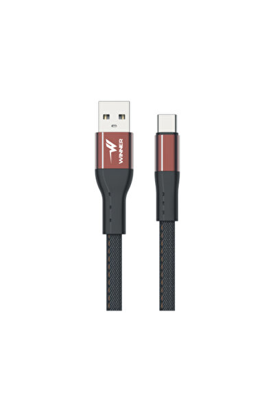 WINNER كابل من القماش USB إلى Type-C بطول 1.2 متر