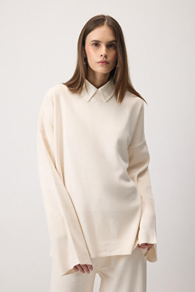 Touché Privé Oversize Sweater Pants Knitwear Set