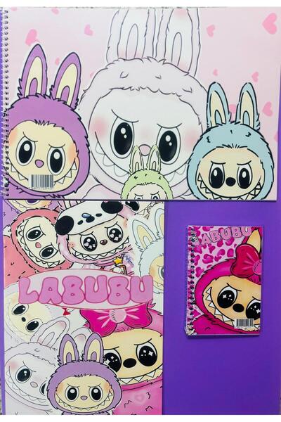 Deniz Oyuncak LABUBU 25*35 RESİM DEFTERİ-ÖDEV DEFTERİ-BOYAMA KİTABI