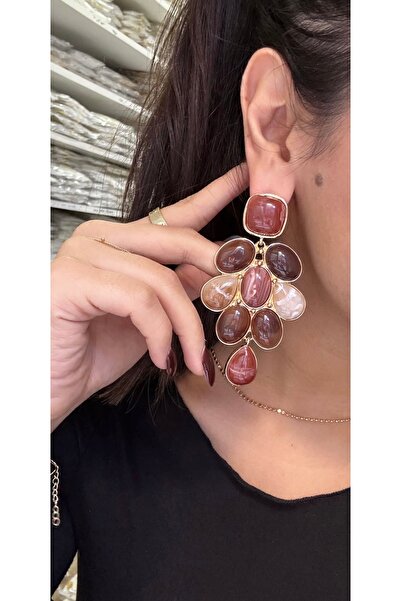 mibrillo Grape Model Trend Earrings Resin Earrings