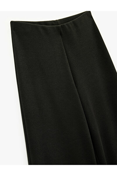 Koton Pantaloni largi cu talie înaltă