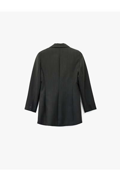 Koton διπλό πέτο Μπλέιζερ με μακρυμάνικο γιακά και λεπτομέρεια τσέπης με κουμπιά
