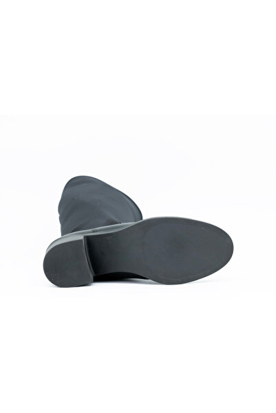 Tuna Genuine Leather Rubber Sole Stretch Women's Boots - C265965