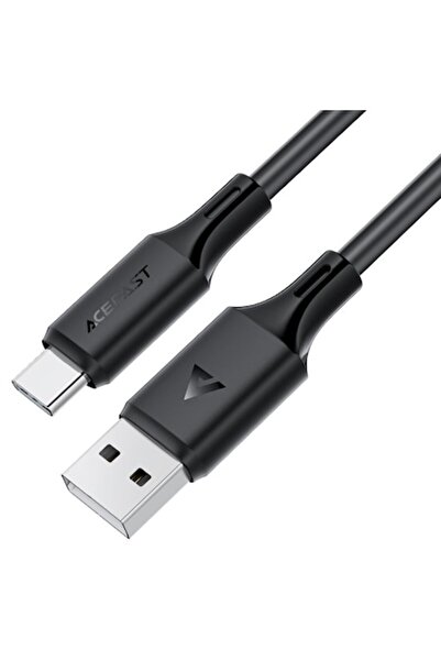 Dali USB to Type-C Data/Charging Cable, Fast Charging 3A, Bend-Resistant, Soft Silicone, 1.2 m, Black