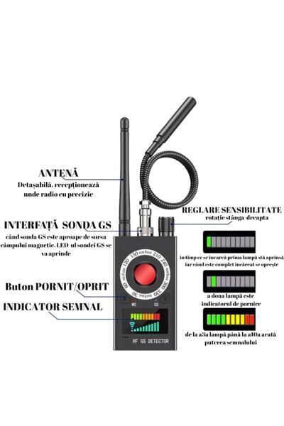 Mirunia K18 Anti-Spy Detector for Cameras, Microphones and GPS/GSM Trackers