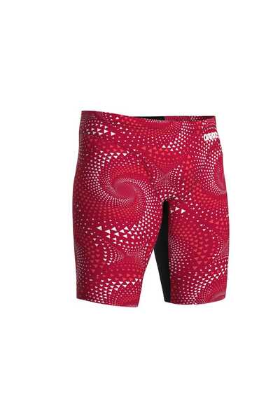 ARENA Men's Fireflow Swim Jammer Black-Team Red