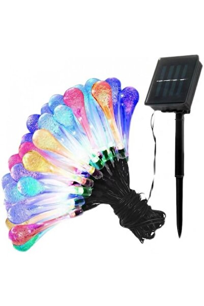 Dali Ghirlandă luminoasă liniară cu energie solară în formă de „picătură de a...