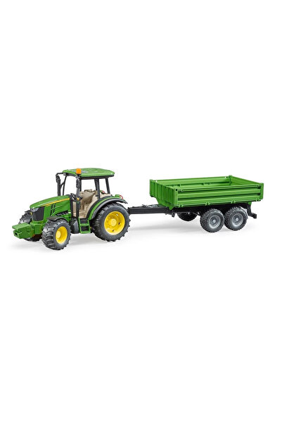 Eng John Deere 5115m Tractor and Trailer