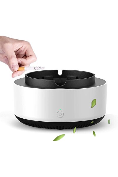 algoshop Scrumieră portabilă multifuncțională fără fum, cu filtru antifum, care elimină fumul și mirosurile