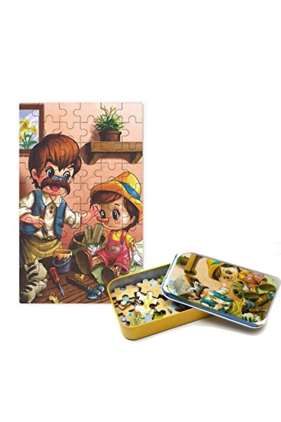 BUGHY'S Pinocchio Puzzle –, 60 Pieces for Kids, Digital Printing with Helpful Numbers for Kids