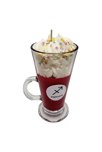 OEM Lumânare parfumată, Frappe de Sagittarius, ceară de soia, lucrată manual, 10x10cm