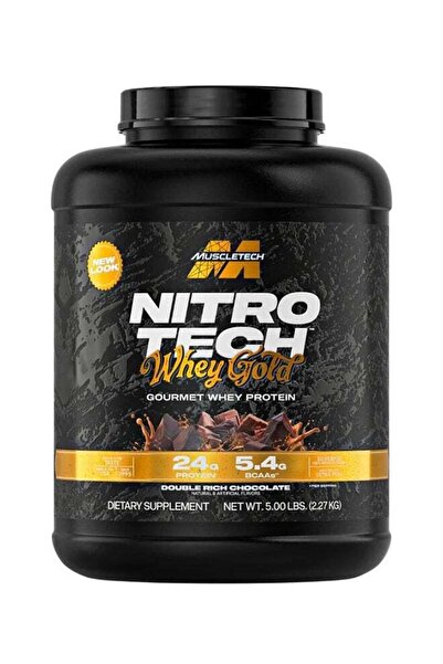 MUSCLETECH Nitro Tech Whey Gold Protein Double Rich Chocolate 2.27kg