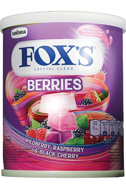FOX'S Clear Mixed Berry Flavored Candy Tin 180g