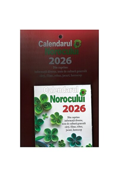 Publicatiile Flacara Calendarul norocului 2026 - 365 file - editura Alias