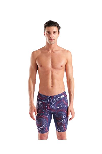ARENA Men's Fireflow Swim Jammer Navy-Team Redwhiteblue