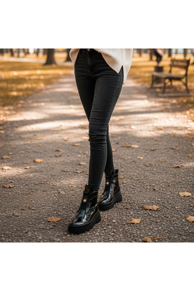 NEBY SHOES Ghete Dama Din Piele Naturala Mirabella 3