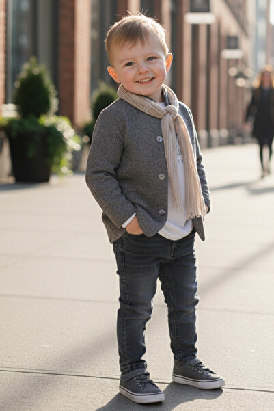 LilJoy Boys' Winter Pants and Coat Set – Coat, Pants, Long Sleeve T-Shirt and Scarf Accessory Combination