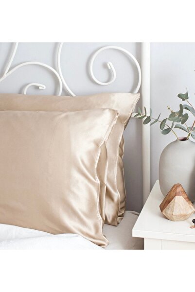 SUNYOGA Silk 22 Momme Italian Mulberry Silk Pure Silk Pillowcase Single Silk Pillowcase Mink Color