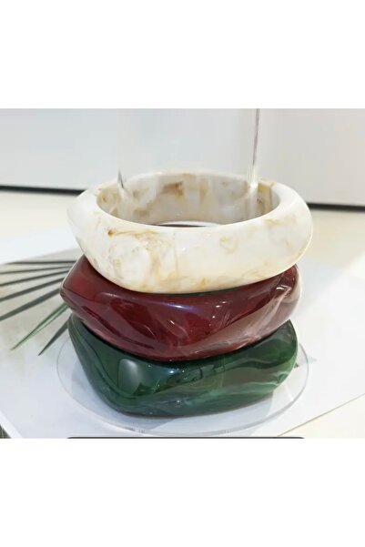 ega collection Kemik Retro Tarz Bileklik- Haki