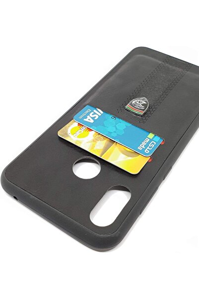 Other Huawei Honor Play Leather Case (Credit Card Slot) - Black