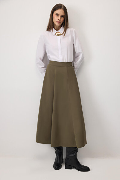 Touché Privé Zipped A-Line Skirt