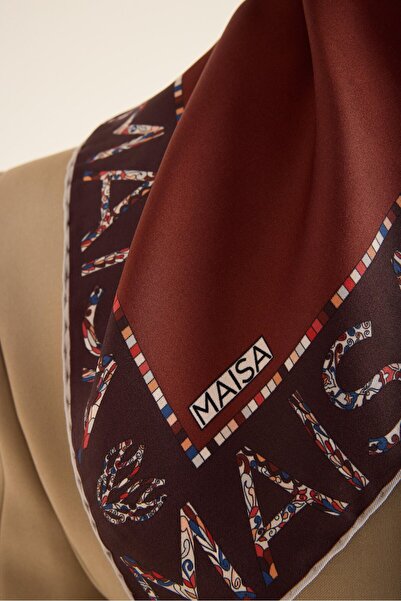 Maisa Taba Rufi Twill Silk Scarf