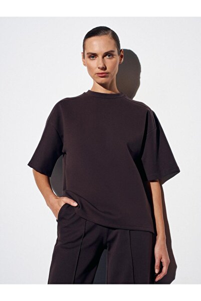 Dilvin 31975 Short Sleeve Oversize T-Shirt