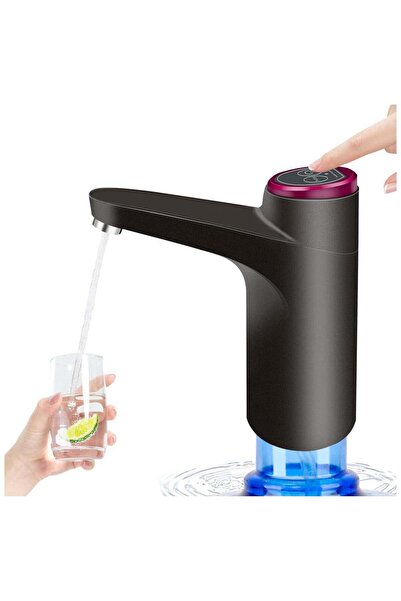 Generic AAS ECOM USB Rechargeable Water Dispenser Pump for 1-5 Gallon Bottles - Black