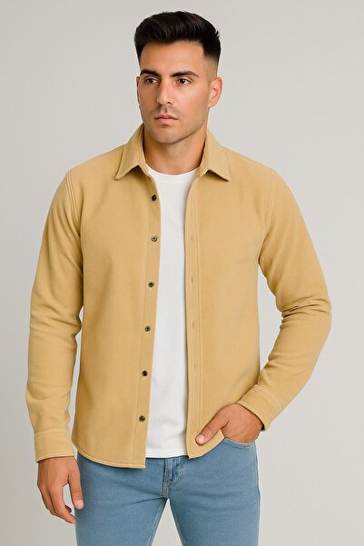 THEGENTMAN Fleece Shirt Men