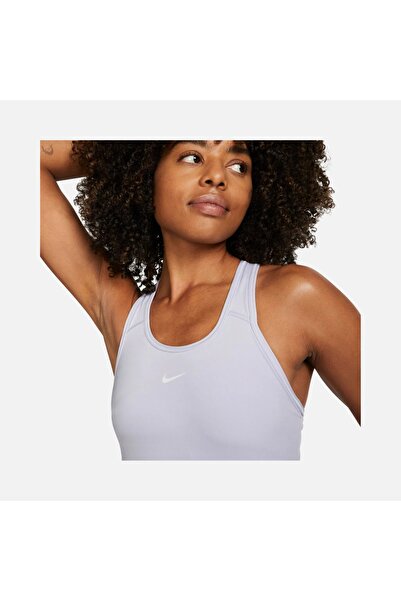 Nike W Dri-Fit Swsh 1Pp Bra Sutien sport violet pentru femei - cu perne detașabile și design confortabil - BV3636-536