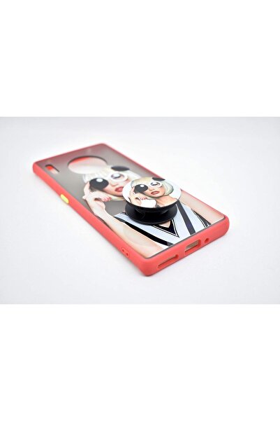 Generic Special Drawing Hard PC Personalized Shockproof Phone Cover For Huawei Mate 30 Pro (Red Girl 01)