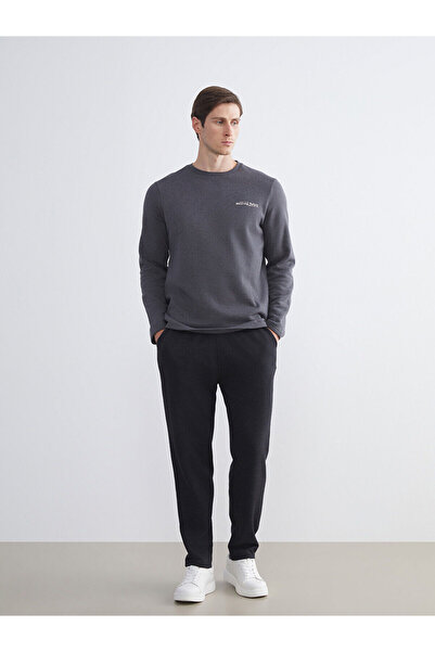 LC Waikiki Ανδρικό χοντρό παντελόνι αθλητικού τύπου Anthracite Standard Fit