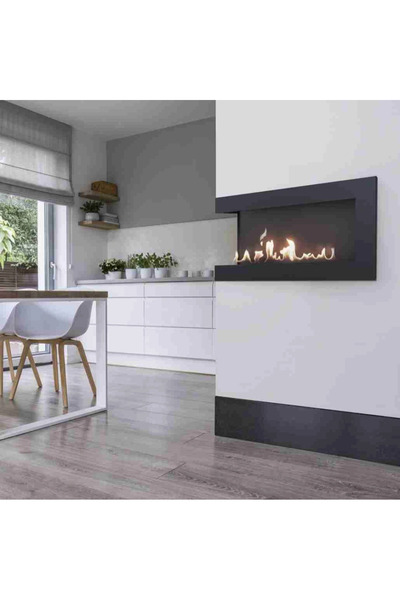 KRATKİ DELTA colț stâng negru - 120 x 48 x 28 cm