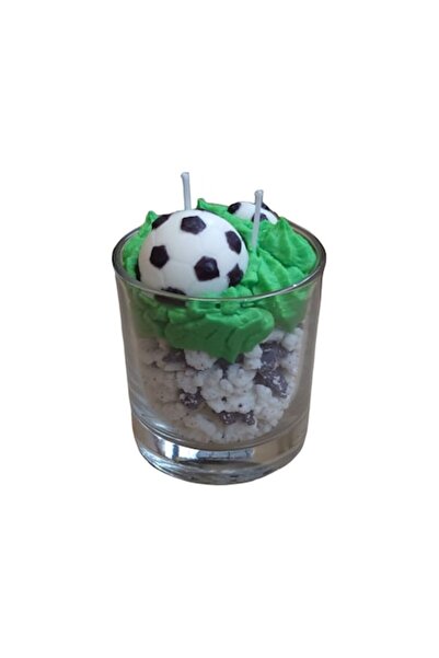 OEM Scented Football Candle, Handmade from Soy Wax, 520 g