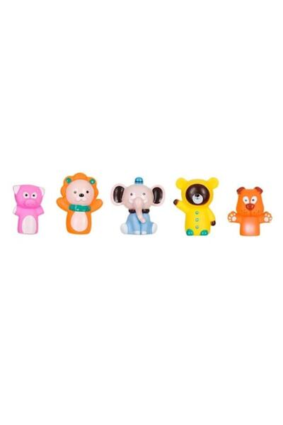 AVA Finger Puppet Toy, Wild Animals - 5 pcs