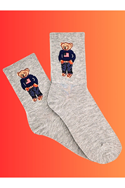 Shuttle Park Special Series Happy Colorful Bear Teddy Socks Fun Comfortable Stylish Design Style Socks
