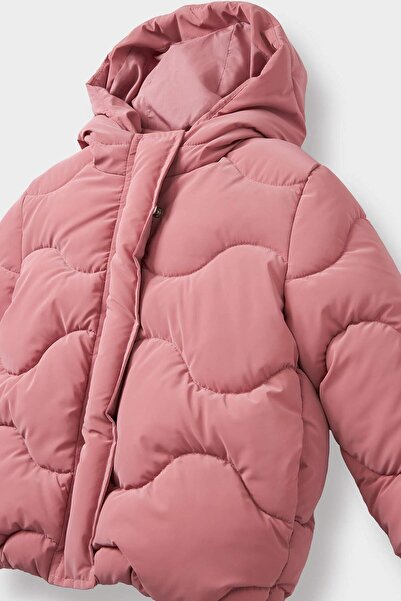 DeFacto Baby Girl Hooded Zippered Quilted Puffer Coat (25 Wn)