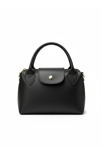 LAUGH BAG Deri Görünümlü Küçük Boy Çapraz Askılı Çanta