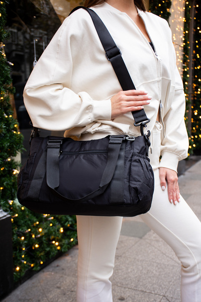 Sanmorris Çantaneef Multi-Compartment Waterproof Parachute Fabric Hand and Shoulder Bag