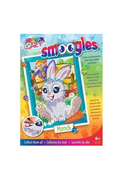 Sequin Art Smoogles Creative Set - Munch the Bunny, 25x34cm,