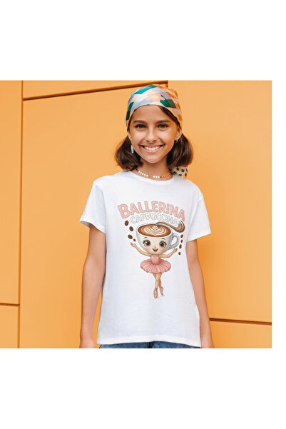ALPŞAN TİCARET Ballerina Cappuccino T-Shirt Kids T-Shirt Tung Tung Sahur Adult Unisex T-Shirt