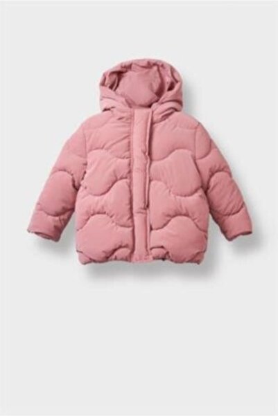 DeFacto Baby Girl Hooded Zippered Quilted Puffer Coat (25 Wn)