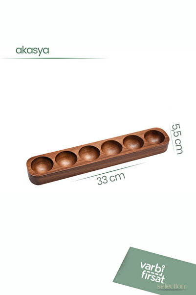 Varbifırsat Acacia Long Egg Cup - Sauce Bowl