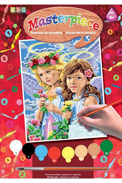Sequin Art Creative painting set - JPBN - Angels 24x33x2cm,