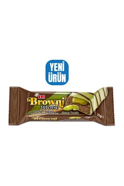 Eti Browni Intense Antep Fıstıklı Kaplamalı Kakaolu Kek 35 Gr X 16