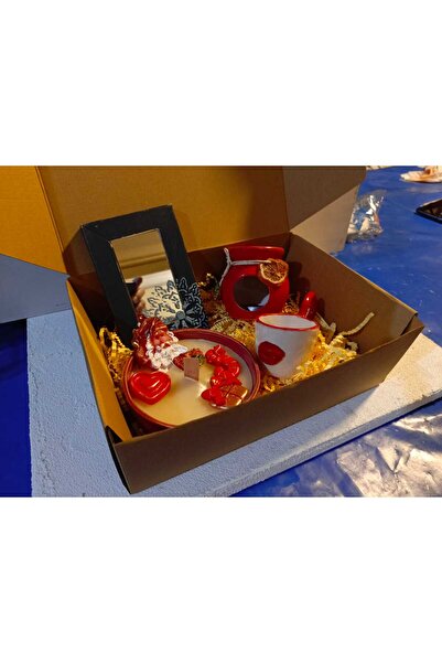 KİLİDA SANAT -YILBAŞI HEDİYE KUTUSU-BUHURDANLIK-EL AYNASI-YILBAŞI MUMU-KAHVE ...