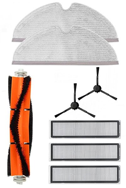 Rovexa Kit de viață de 3 luni compatibil Dreame L10 Pro cu perie laterală neagră