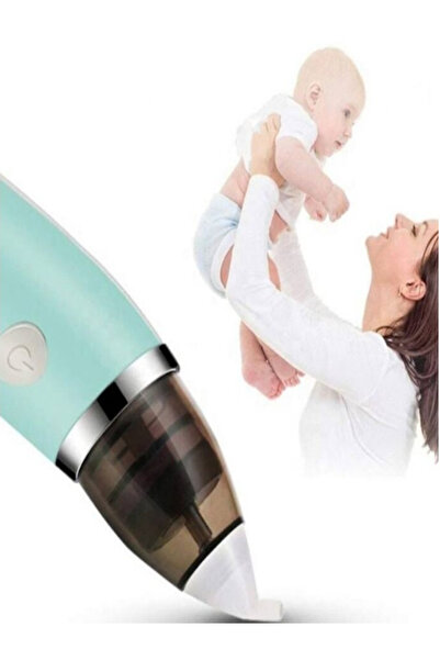 OEM Nasal Aspirator for Children, Electric, 5 Levels, USB, 2 Heads – Green