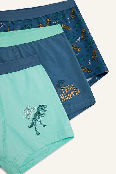 DeFacto Boys' Combed Cotton 3-Piece Boxer (25 Au)